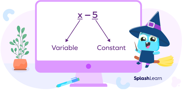 Example of variable and constant