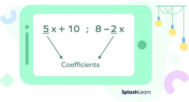 Example of coefficients