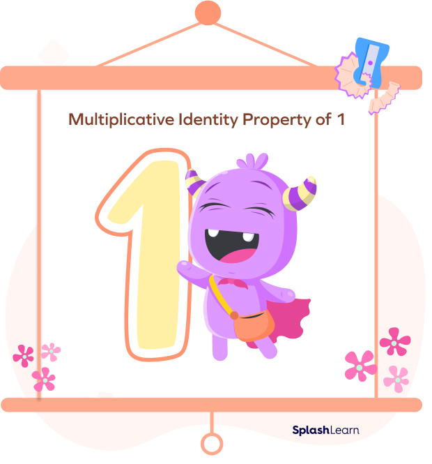 Multiplicative identity property of 1
