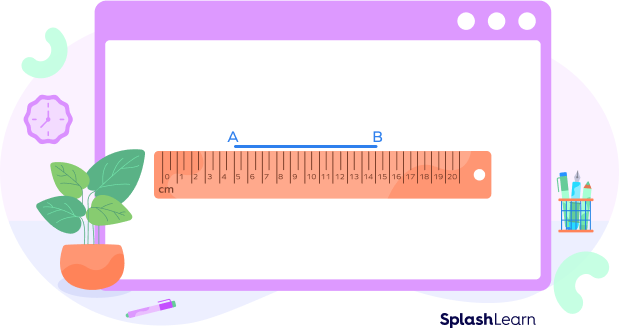 Draw Line AB using a Protractor
