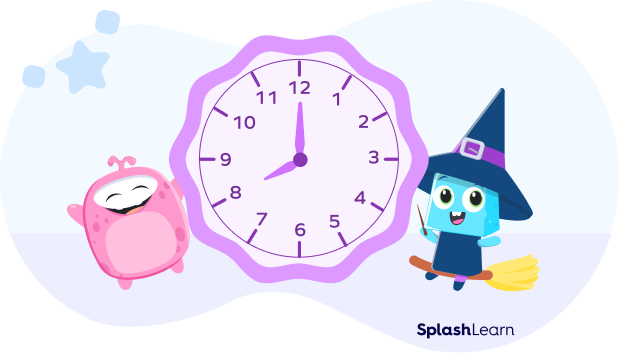 Exact hour on an analog clock Exact hour on an analog clock