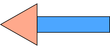 Composed shape made by Rectangle and Triangle.