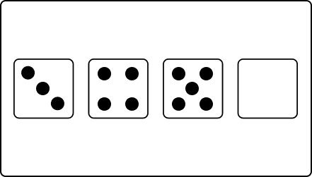 Counting numbers dot pattern Counting numbers dot pattern