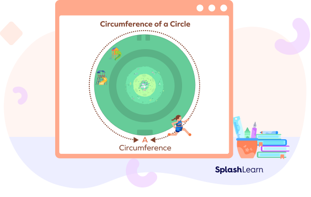 Circumference of a circular park