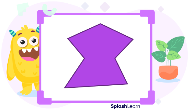 Example of irregular Heptagon shape