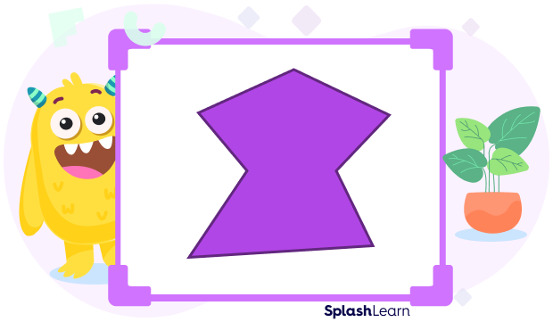 Example of irregular Heptagon shape Example of irregular Heptagon shape