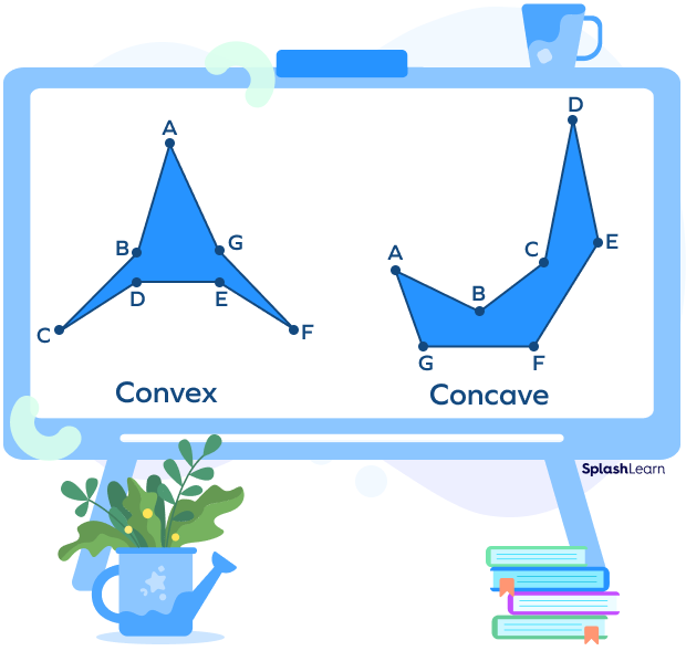 Convex and Concave Heptagons