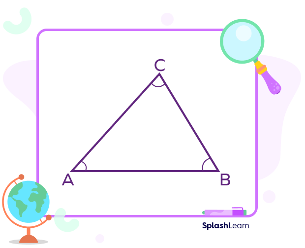 Angle sum property of a triangle