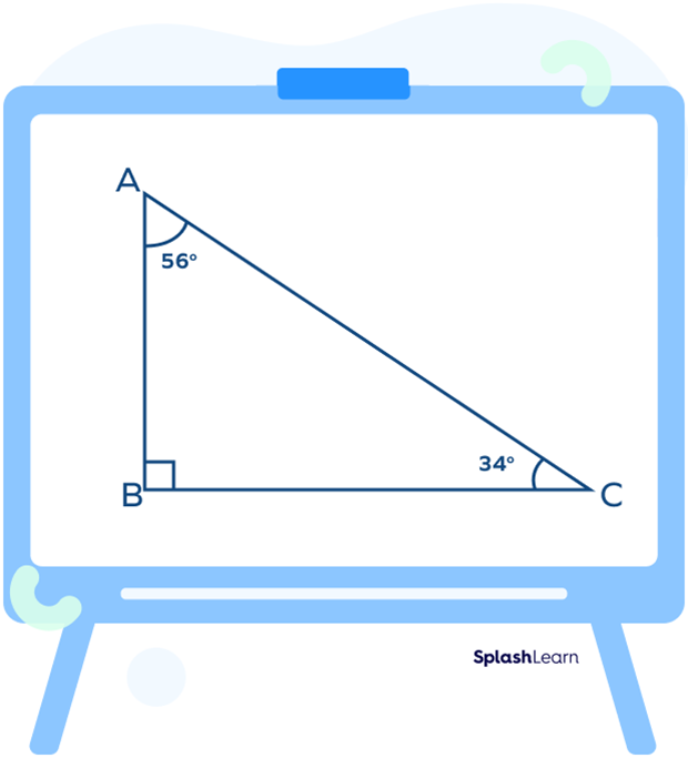 Right angled scalene triangle