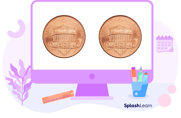 Two pennies Two pennies