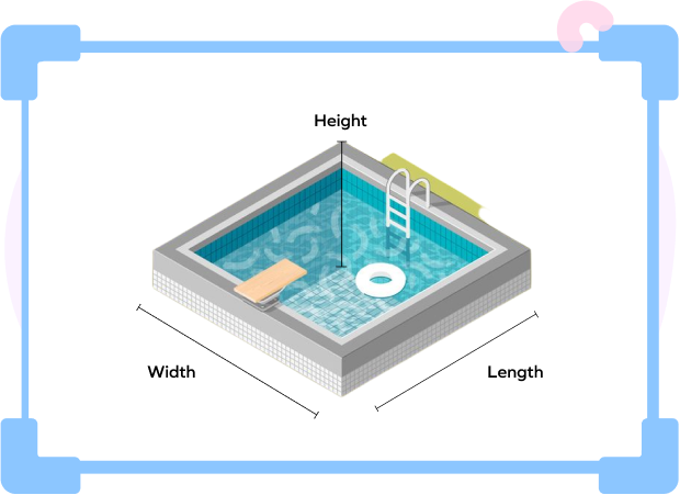Volume of a swimming pool Volume of a swimming pool