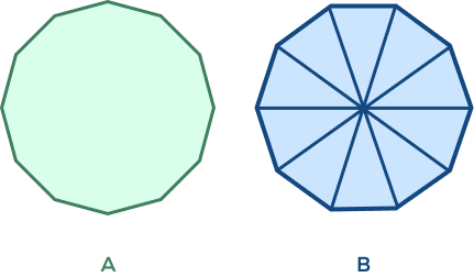 A dodecagon and a decagon A dodecagon and a decagon