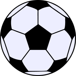 A soccer ball A soccer ball