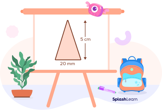Calculating the area of a triangle Calculating the area of a triangle