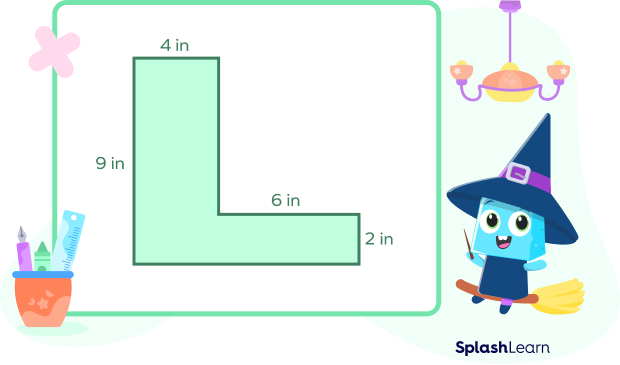 Area of a combination of shapes Area of a combination of shapes