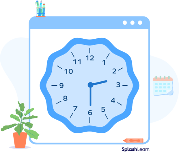 Analog clock reading half past 2 Analog clock reading half past 2