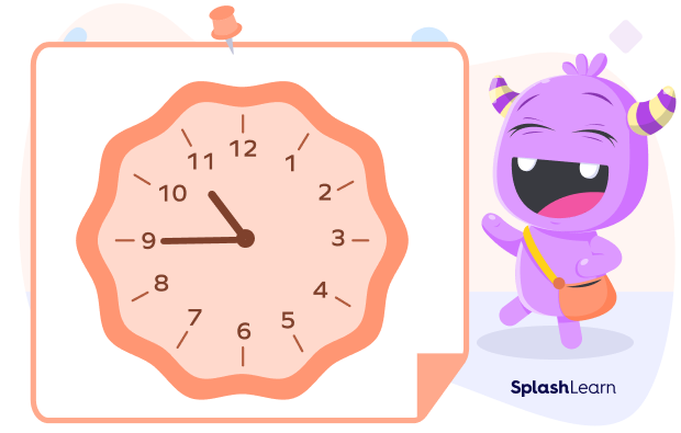 Quarter to 11 on an analog clock Quarter to 11 on an analog clock
