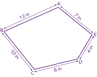 Finding perimeter of irregular polygon