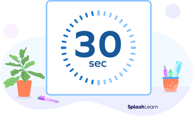 30 seconds visual 30 seconds visual