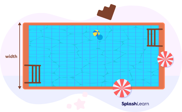 Width of a swimming pool
