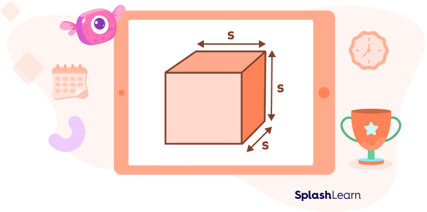 Geometric solid cube