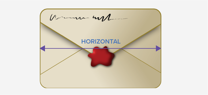 horizontal line visual example