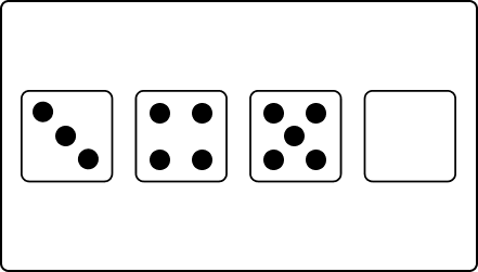 Counting numbers dot pattern