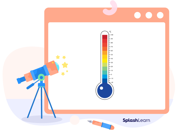 Minus sign for temperature measurement