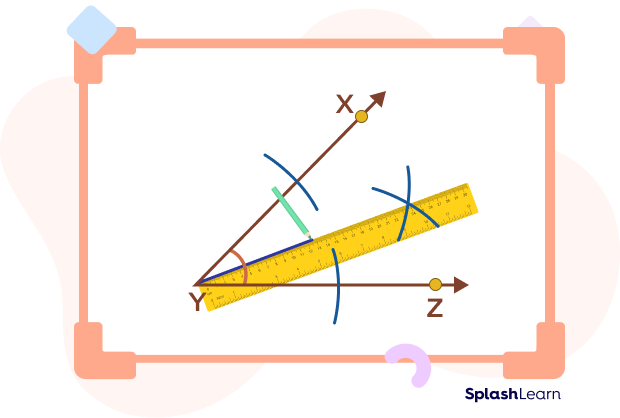 Drawing an angle bisector