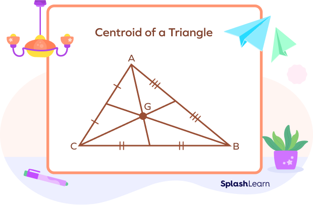 Medians and the centroid of a triangle Medians and the centroid of a triangle