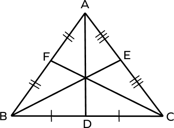 Median of a triangle and centroid example Median of a triangle and centroid example