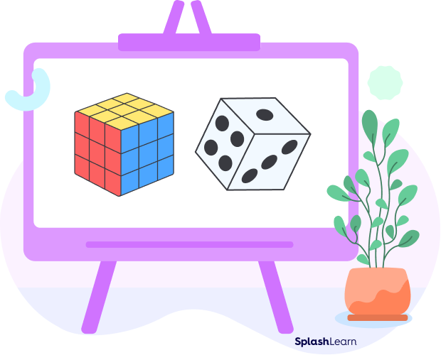 Rubik's cube and dice as examples of a cube Rubik's cube and dice as examples of a cube