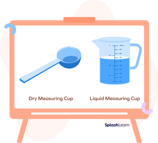Dry measuring cup and liquid measuring cup Dry measuring cup and liquid measuring cup