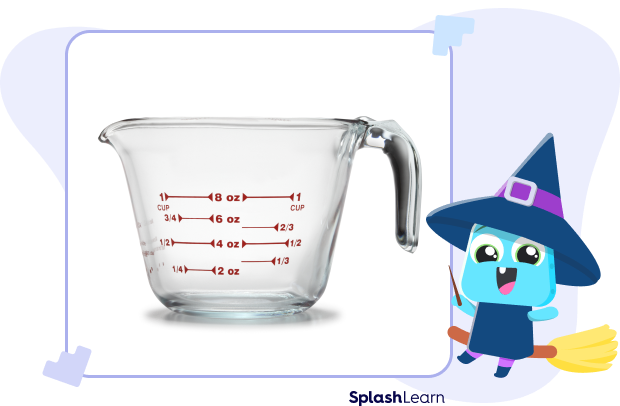 measuring cup with oz markings