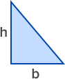 common 2D shapes and area formulas