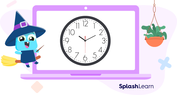 Measuring time using an analog clock Measuring time using an analog clock