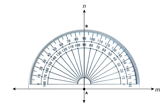 Drawing perpendicular lines using a compass