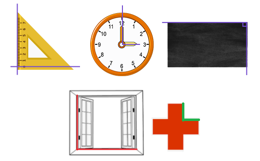 Daily life examples of perpendicular lines