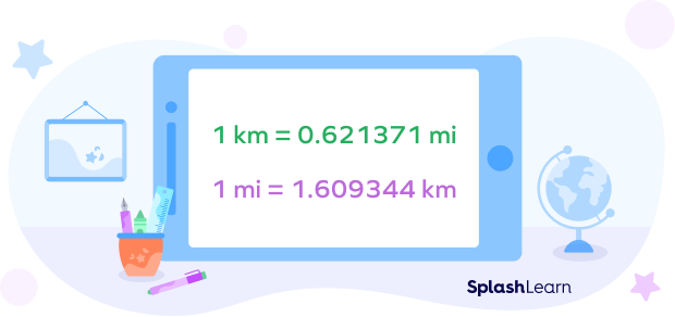 kilometers and miles relation