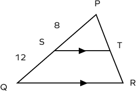 Triangle proportionality theorem example Triangle proportionality theorem example