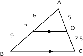 Converse of triangle proportionality theorem example Converse of triangle proportionality theorem example