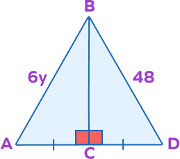 Measure and congruence of corresponding sides and an angle