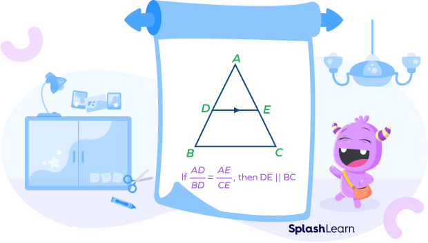 Converse of triangle proportionality theorem Converse of triangle proportionality theorem