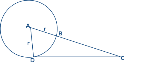 Tangent-secant formula example