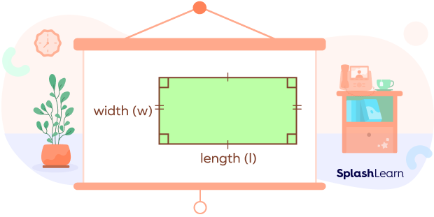 length, width, and four angles of a rectangle length, width, and four angles of a rectangle