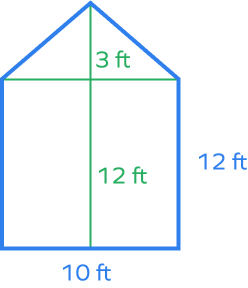 Irregular pentagon divided into smaller polygons Irregular pentagon divided into smaller polygons