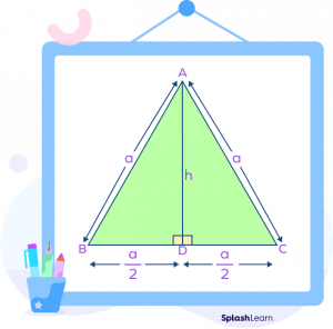 Area of Equilateral Triangle - Formula, Derivation & Examples