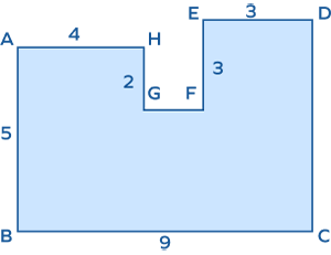 Finding perimeter of an irregular polygon Finding perimeter of an irregular polygon