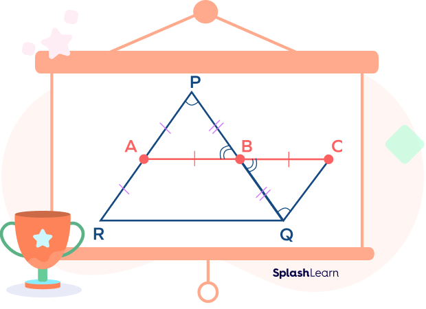 Construction for Proof of Converse of Midsegment of a triangle theorem