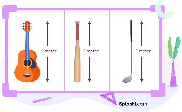 Objects that are 1 meter long